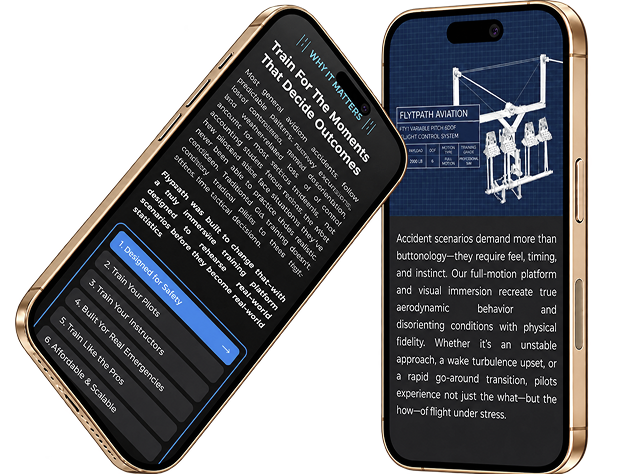 Flytpath Aviation screens